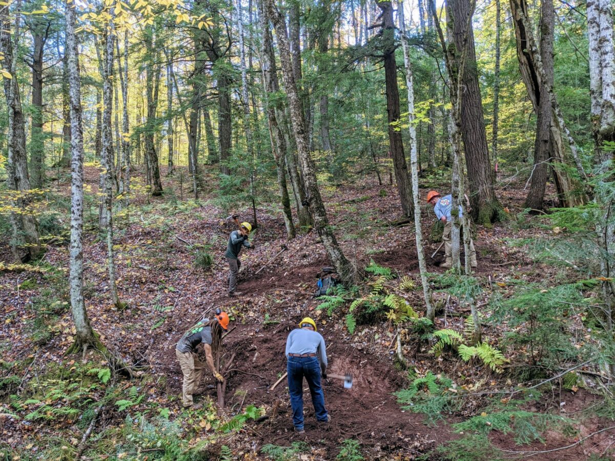 Trail Work in the Porcupine Mountains and L’Anse - SEEDS