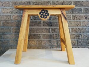 2023 ecocorps woodshop gardening stool 1 cropped