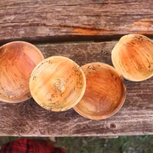 Spalted Wood Ring Holders + Trinket Dishes